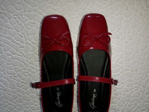 Red Patent Leather Ballet Flats