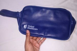 United Healthcare Blue Travel Toiletry Pouch