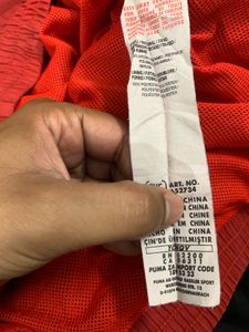 Puma Red Sports Pullover Sweatshirt