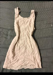 Cute Button-Front Mini Dress