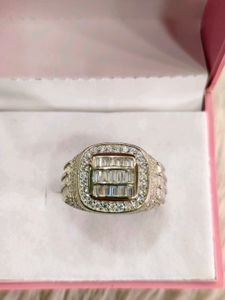 Sparkling Gemstone Ring 925 silver