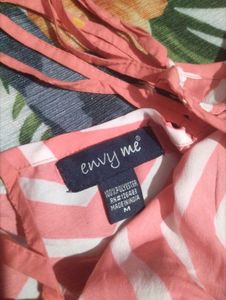 Coral Chevron Tank Top