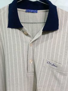 Men's Striped Polo T-Shirt