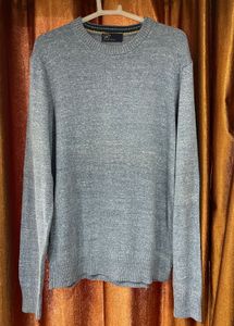 GAP Marled Roll Crew Neck Sweater