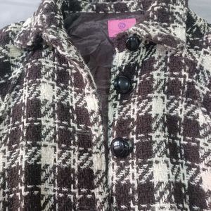 Houndstooth Cropped Jacket