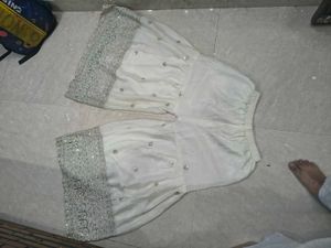 white kurta sharara set pakistani