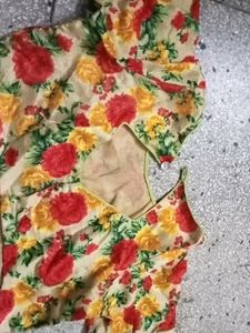 Parrot Green Colour Saree With Diziner Bilouse