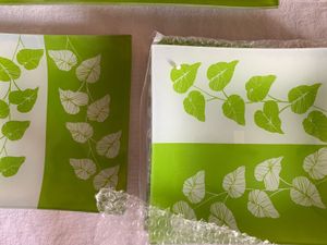 7 Pc Glass Snack Set
