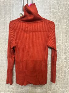 Ribbed Turtleneck Sweater