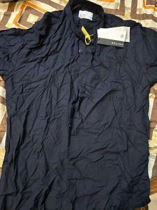 Snitch Men's Navy Blue Casual Shirt