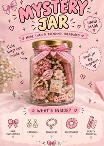 Gold-Tone Jewelry Collection in Jar