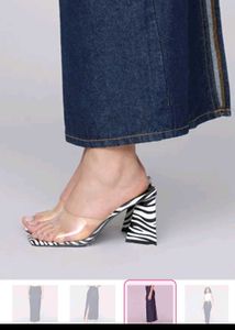 Sale- Branded Stylish Zebra Print Wedge Heels