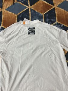 Zudio White Graphic T-Shirt