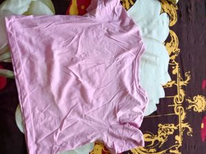 2 PINK CROP TEES