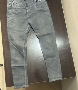 Stylish Grey Denim Pants