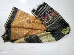 Sambalpuri Design In Chanderi Saree