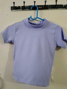 Ribbed Mock Neck Top