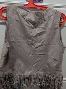Boho Fringe Vest