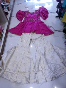 Stunning Pink Kurta with Palazzo Set