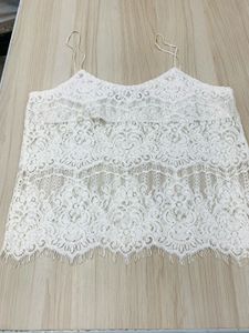 White Lace Cami Top