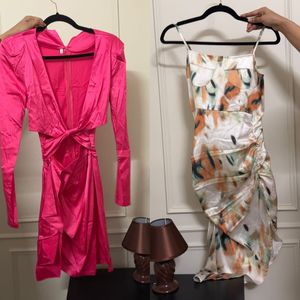 Combo of 2 Satin Party Dresses