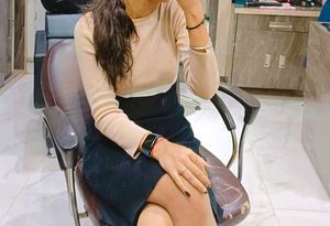 Chic Color Block Mini Dress