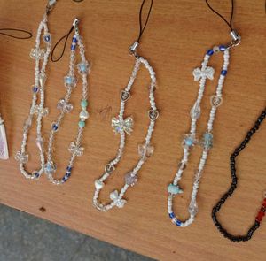 cute beaded phone charm
