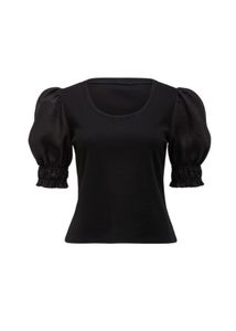 Forever New Anna Linen Puff Sleeve Tee