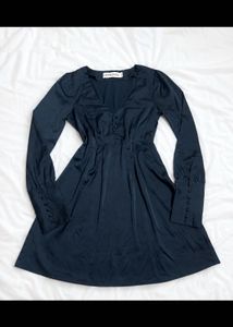 blue cute short dress