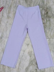 Lilac Wide Leg Trousers