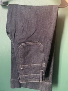 Dark Wash Wide High Denim