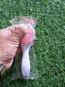 Silicone Face Cleanser Brush pink