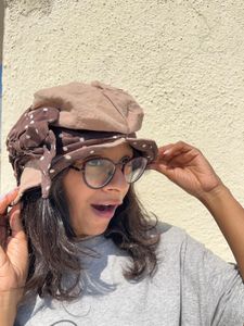 cowgirl Polka Dot with bow  Hat