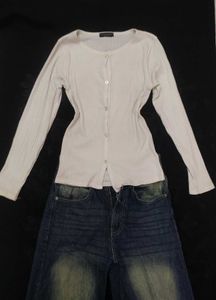 fitted henley top