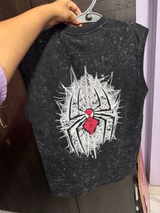 Spider-Man Graphic Sleeveless T-Shirt