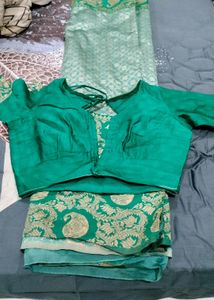 Wedding Silk Saree Designer With Blouse Designe