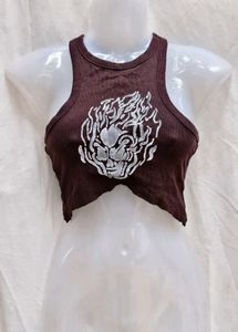 Graphic Crop Top