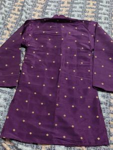 Purple Kurta Set