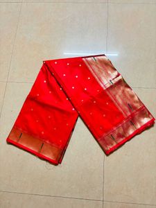New Pure Banarsi Saree with blouse piece
