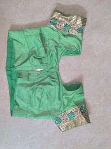 preety green Saree
