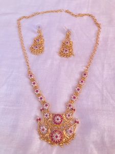 Assamese Set Necklace and Earrings