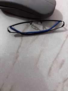 Stylish Blue Rim Eyeglasses with Case