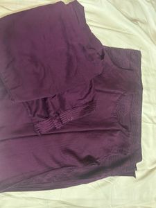 Elegant Purple Kurta  Set
