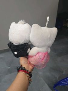 Hello Kitty Plushies - Bride &amp; Groom Duo