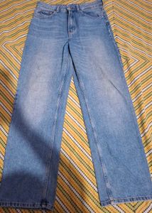 Light Wash Wide Leg Jeans