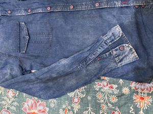 Men's Blue Denim Shirt