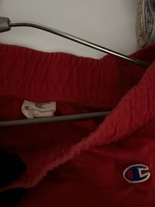 Champion Red Sweat Shorts