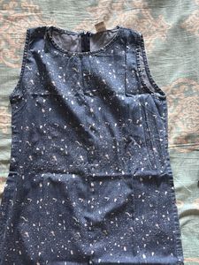 thrifted denim dress