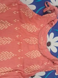 Beautiful Peach Ethnic Gown