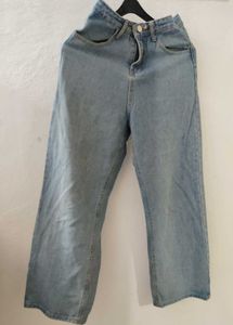 Light Wash Wide Leg Jeans